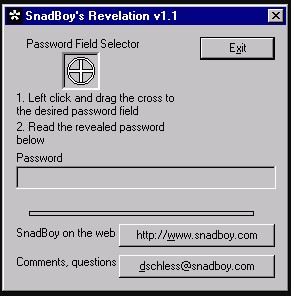snadboy revelation password