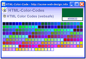HTML-Color-Codes